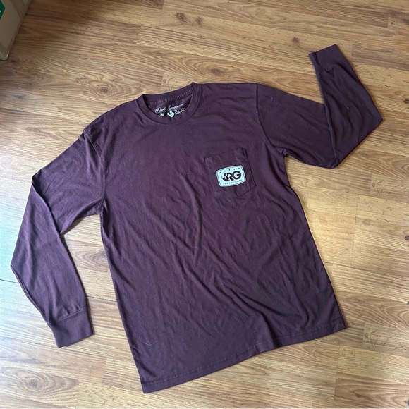 Women’s Burgundy Long Sleeved Tshirt XL - Picture 3 of 5